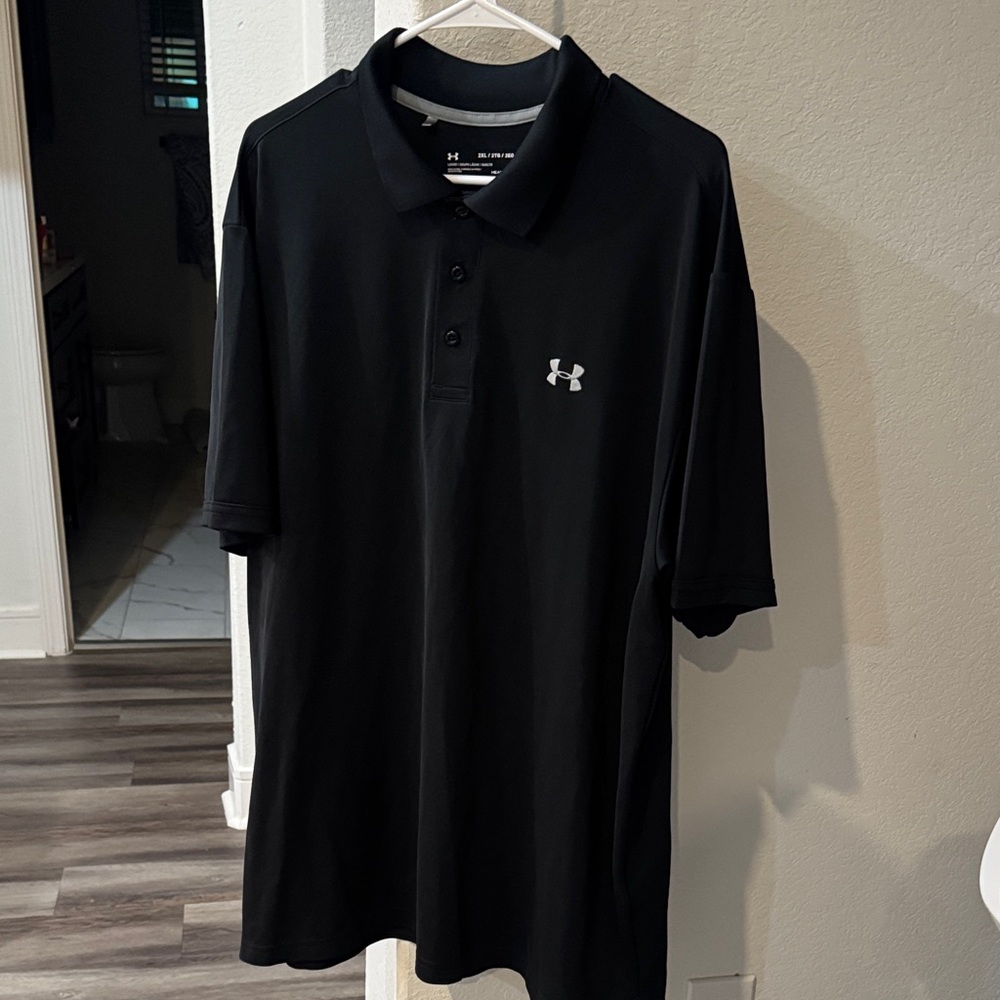Under Armour Men's Polo Shirt in Black